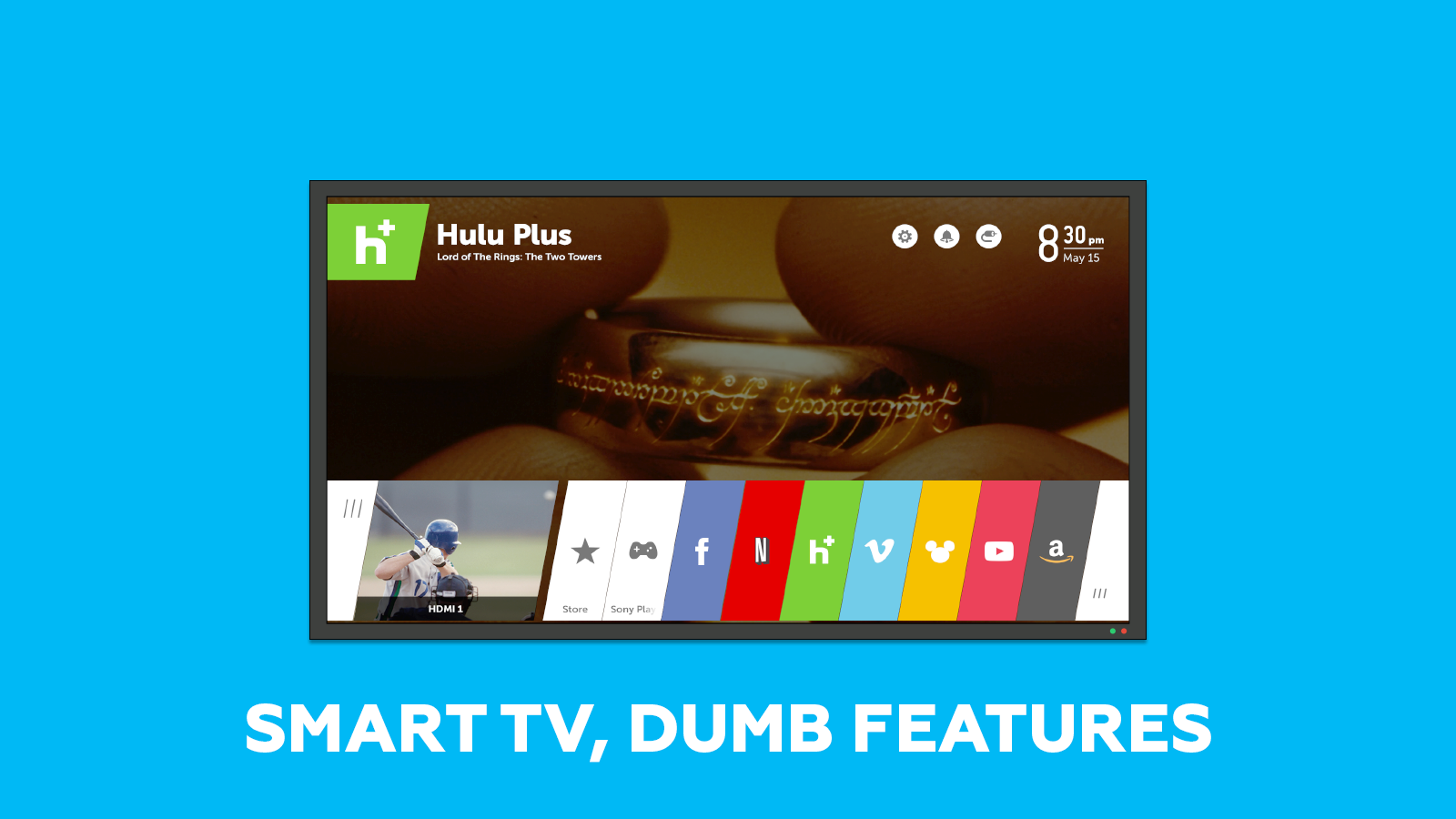 Smar tvs and dumb features
