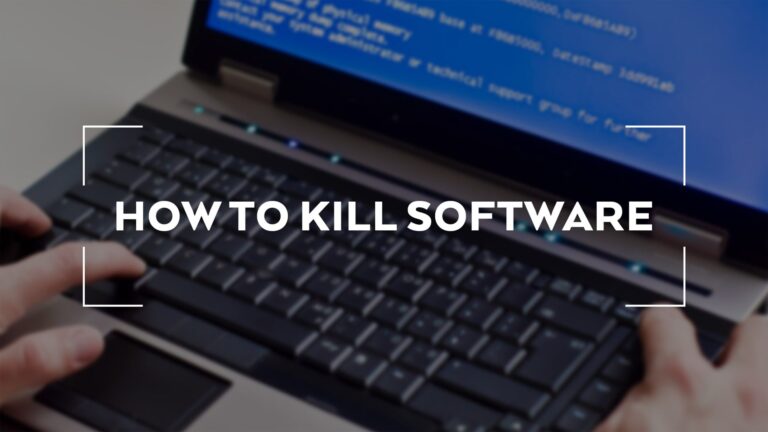 How to Kill Software