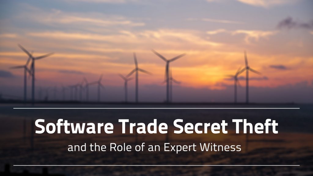 Software Trade Secret Theft and the Role of an Expert Witness